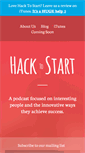Mobile Screenshot of hacktostart.com